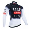 Wielershirt 2025 UAE TEAM EMIRATES Lange Mouw Zwart